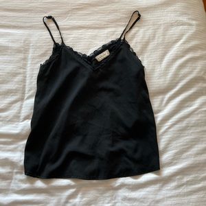 Abercrombie Black Lace Camisole